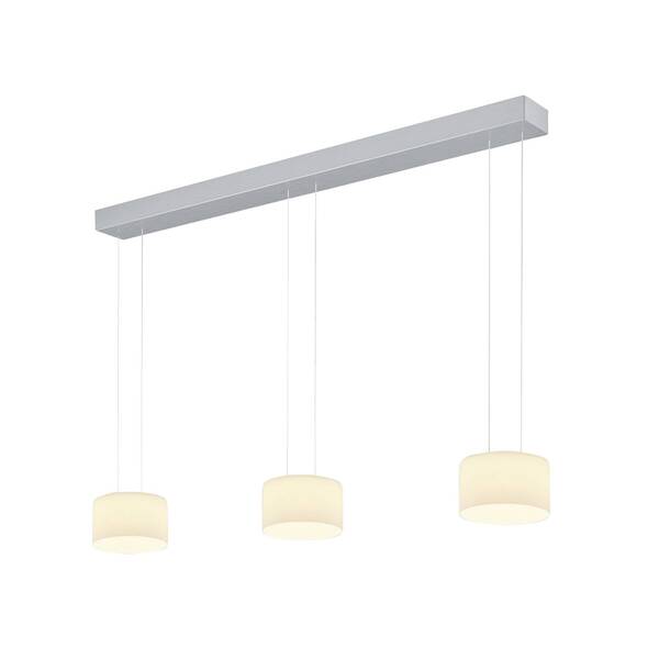  Bankamp Bankamp Grand Opal Pendant, Three-bulb, Aluminium 