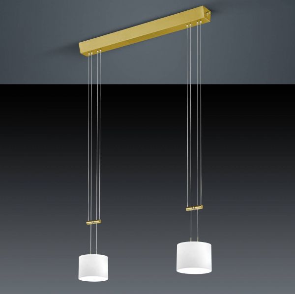  Bankamp Bankamp Grazia Hanging Light Zigbee 2-bulb Brass 