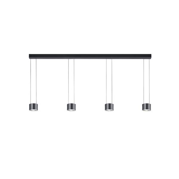  Bankamp Bankamp Impulse Flex Led Pendant 4-bulb Black 