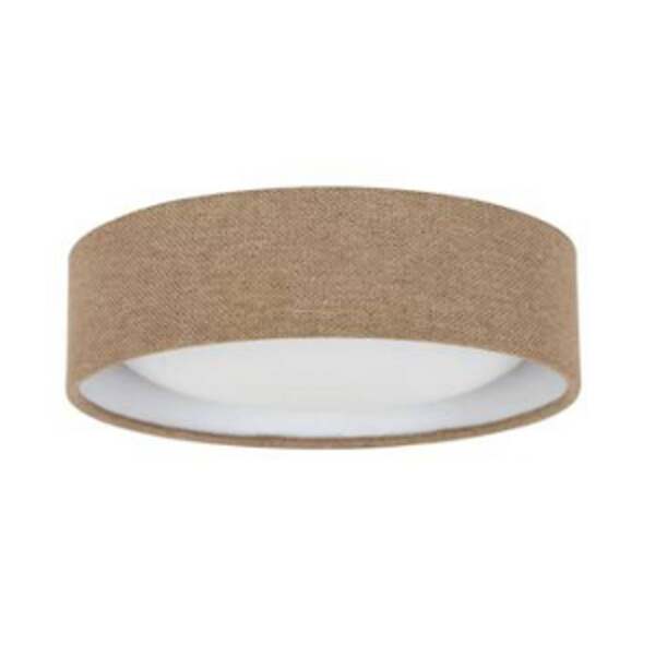  Beacon Lighting Beacon Lighting Beacon Ceiling Light Uno, Beige, Textile, ø 25 Cm, Gx53 