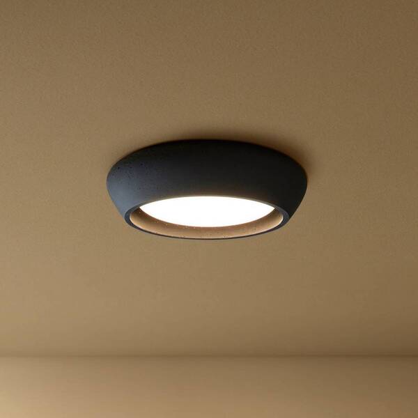  Beacon Lighting Beacon Lighting Beacon Fjord Ceiling Light, Black, Plaster, ø 28 Cm, Gx53 