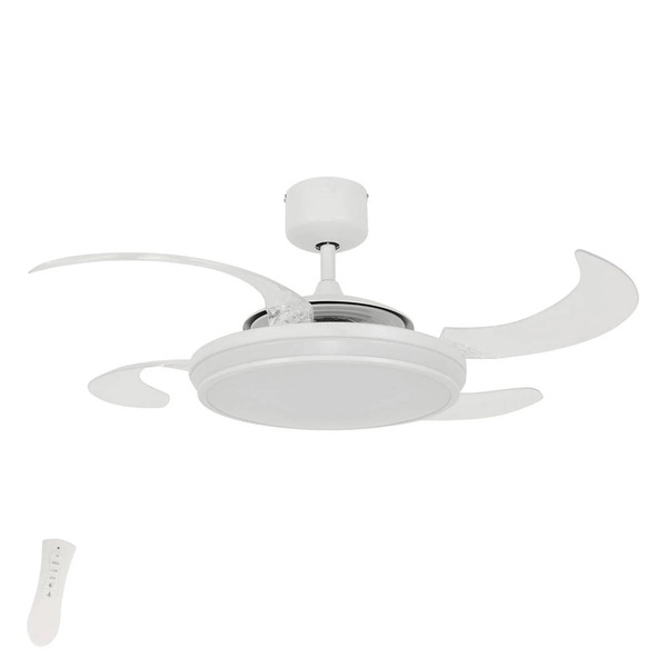  Beacon Lighting Beacon Lighting Beacon Led Ceiling Fan Fanaway Evo 1 White 121 Cm Quiet 