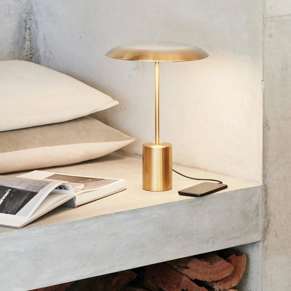  Beacon Lighting Beacon Lighting Beacon Led Table Lamp Smith Bronze-coloured Metal Usb Port 