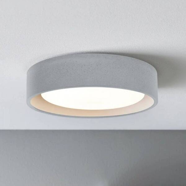  Beacon Lighting Beacon Lighting Beacon Uno Ceiling Light, Grey, Concrete, ø 27 Cm, Gx53 