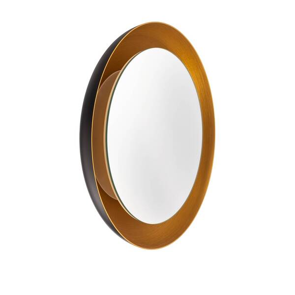  Bega Bega Led Mirror Studio Line Black-brass, ø 50 Cm 