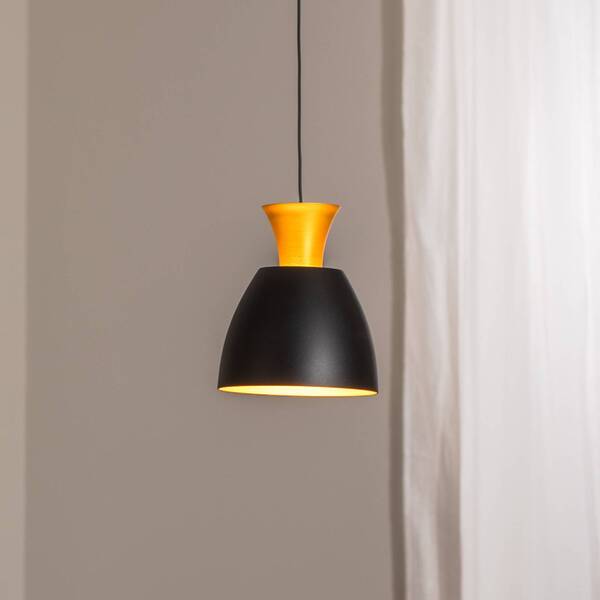  Bega Bega Led Pendant Light Studio Line 51229, Black/brass, ø 20 Cm 