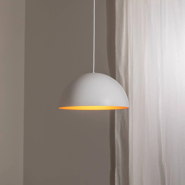  Bega Bega Led Pendant Light Studio Line 50996, White/copper, ø 35 Cm 