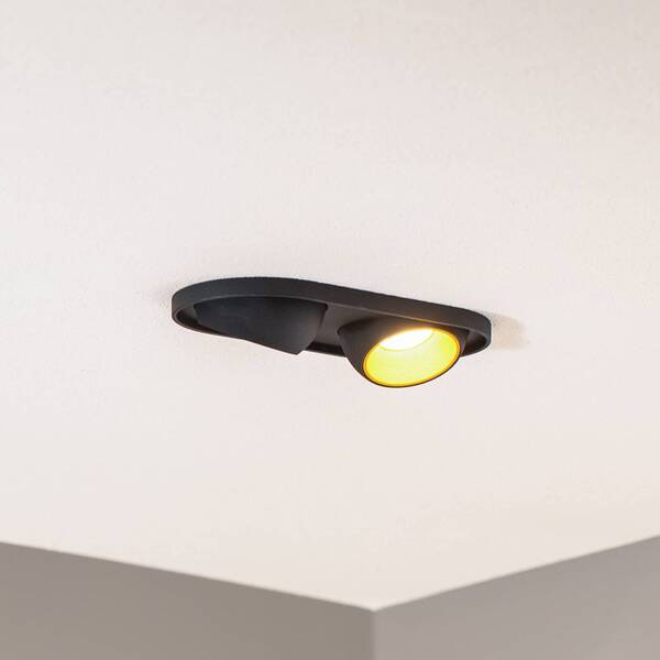  Bega Bega Studio Line Led Recessed Spotlight, Black/brass, 2-bulb. 