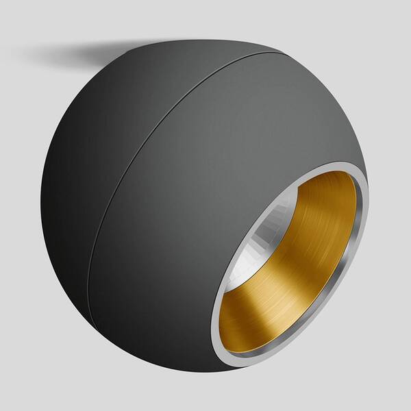  Bega Bega Studio Line Spot Asym. Black/brass ø19cm 