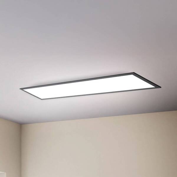 B.k. Licht B.k. Licht Odin Remote Cct Led Panel, 100 X 25 Cm, Black 