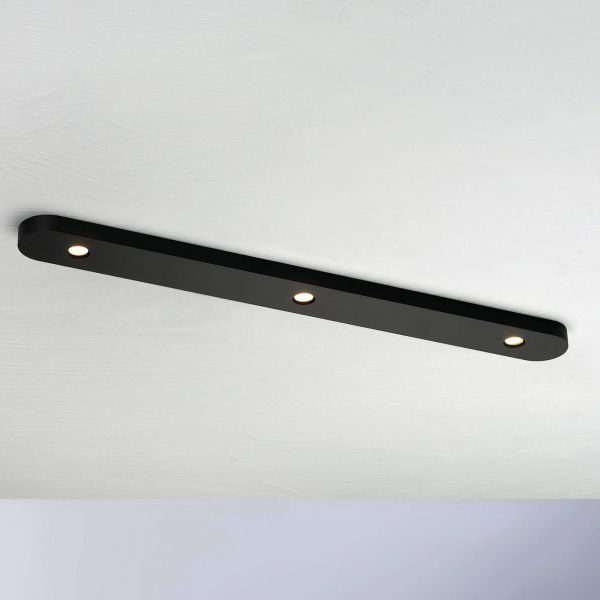  Bopp Bopp Close Led Ceiling Lamp 3-bulb Black 