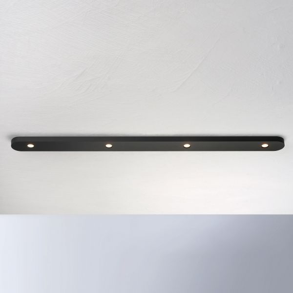  Bopp Bopp Close Led Ceiling Light, 4-bulb, Black 