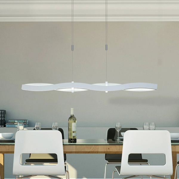  Bopp Bopp Led Hanging Light Swing, Aluminium Colour, Length 120 Cm 