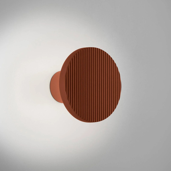  Bover Bover Led Wall Lamp Arid A/01 Terracotta Cct 2,200–2,700 K 