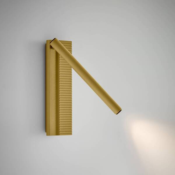  Bover Bover Led Wall Light Arid A/02 Sand Yellow, Aluminium, 2,700 K 