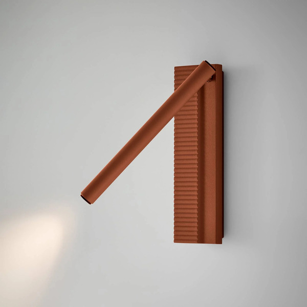  Bover Bover Led Wall Light Arid A/03 Terracotta, Aluminium, 2,700 K 