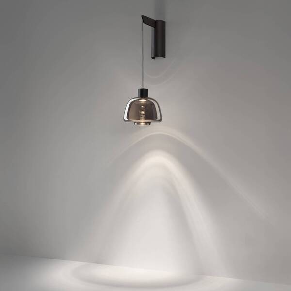  Bover Bover Led Wall Light Drep A/01, Smoke Grey, Glass, 2,700 K 