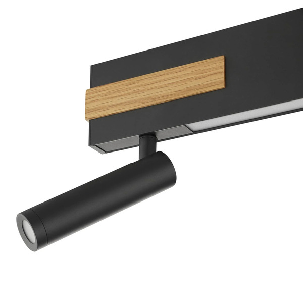  Brilliant Brilliant Led Ceiling Spotlight Streamline, Length 60 Cm, Black, 2-bulb. 