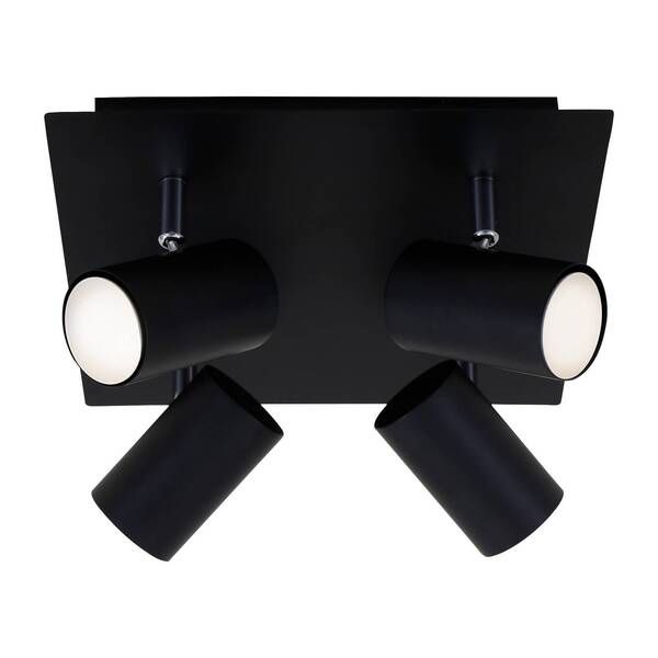  Briloner Briloner 2857-045 Ceiling Light, Pivotable, 4-bulb, Black 