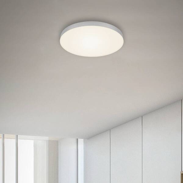  Briloner Briloner Flame Led Ceiling Light, ø 28.7 Cm, Silver 