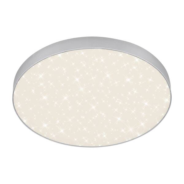  Briloner Briloner Flame Star Led Ceiling Lamp, 840, ø 38.7 Cm Silver 