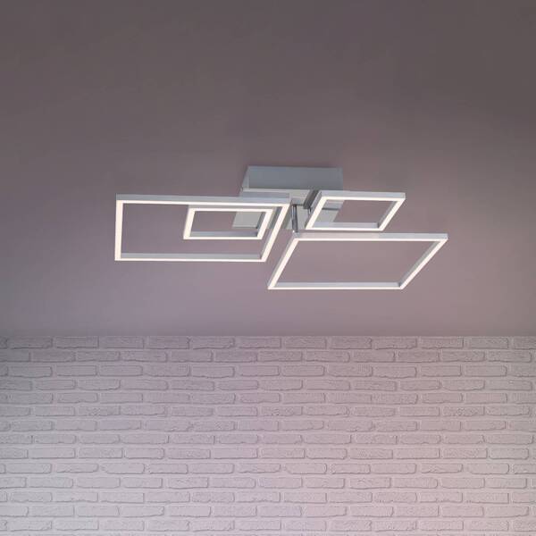  Briloner Briloner Frames Led Ceiling Light 2 Small/2 Large Squares 