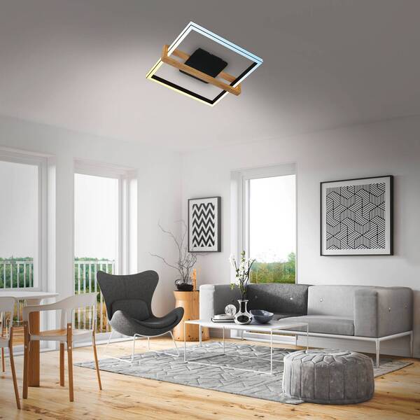  Briloner Briloner Led Ceiling Light 3768015 Cct With Remote Control 