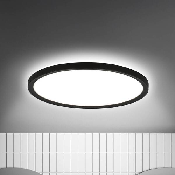  Briloner Briloner Led Ceiling Light Move Sensor, Black, ø 29 Cm, Ip44, 4000k 