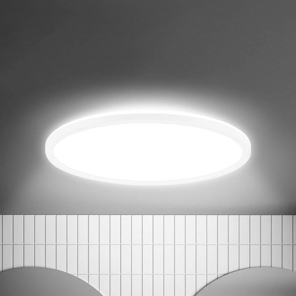  Briloner Briloner Led Ceiling Light Move, Sensor, ø 42 Cm, Ip44, White, 4000k 