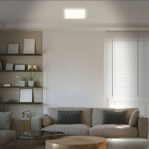  Briloner Briloner Led Ceiling Light Slim, Angular 29.3 X 29.3 Cm 