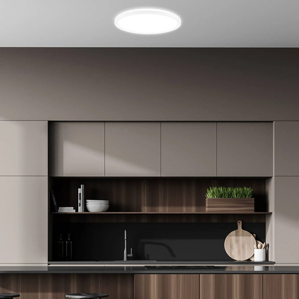  Briloner Briloner Led Ceiling Light Tava A, ø 29 Cm, Plastic, White 