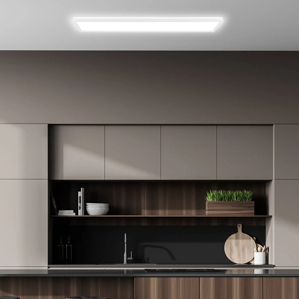  Briloner Briloner Led Ceiling Light Tava A, 98x20 Cm, Plastic, White 