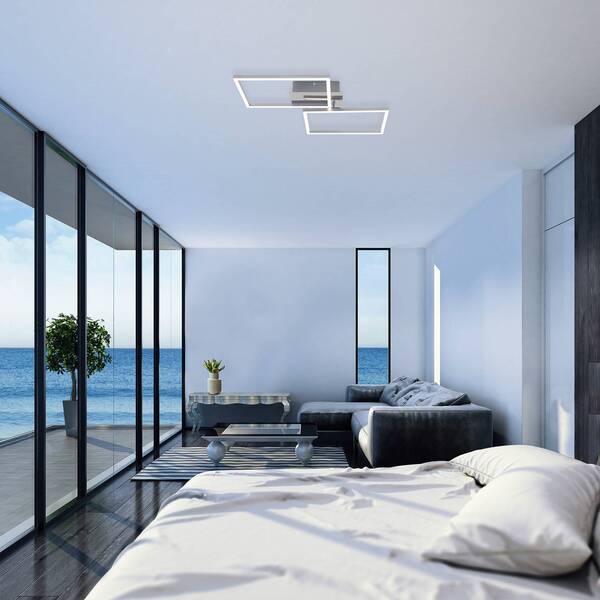  Briloner Briloner 3149-018 Led Ceiling Light, Two Squares 