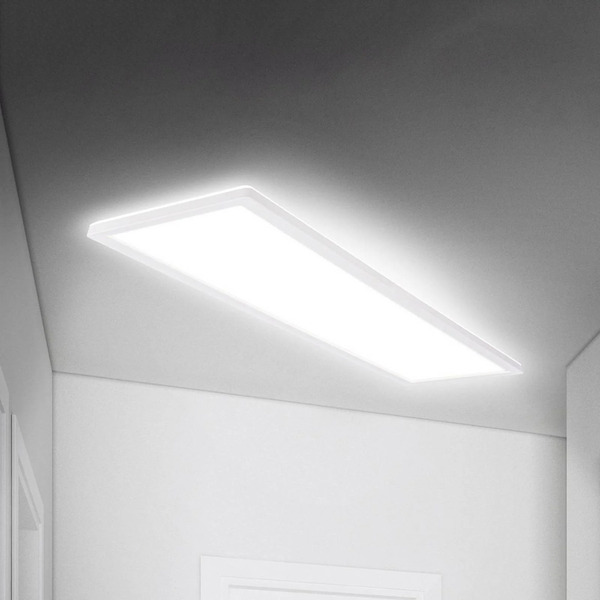  Briloner Briloner Led Panel Move, Sensor, 98 X 20 Cm, Ip44, Plastic, White 