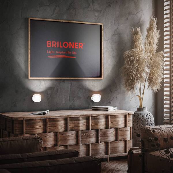  Briloner Briloner Led Wall Light Tari, Rechargeable, White, Cct, Touch Dimmer, Usb 
