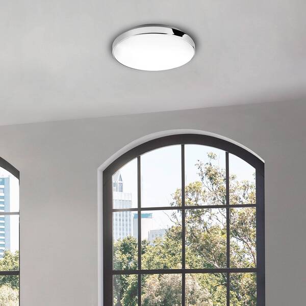  Briloner Briloner Malbona Led Ceiling Lamp, Chrome Frame, ø 28.5 Cm 