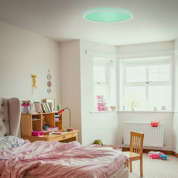  Briloner Briloner Slim Led Panel Round Rgbw Effect ø 42 cm White 