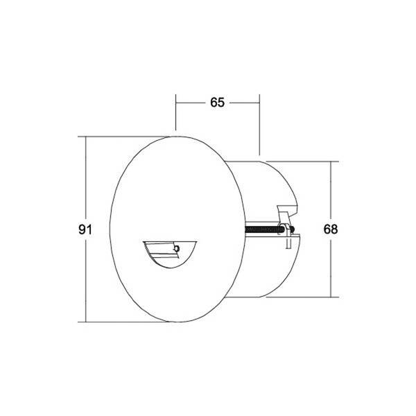  Brumberg Brumberg Adapt Wall Led Recessed Spot, Matt White 