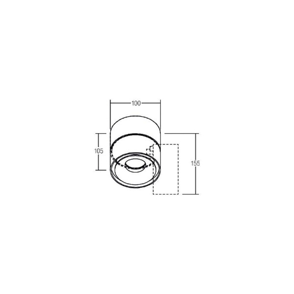  Brumberg Brumberg Led Downlight Circle Maxi, ø 10 Cm, White 