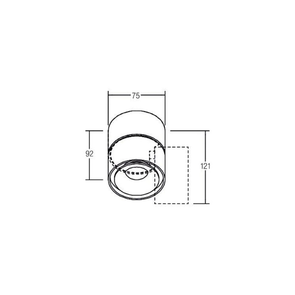  Brumberg Brumberg Led Downlight Circle Mini, ø 7.5 Cm, White 