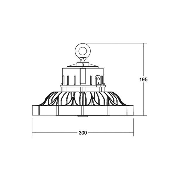  Brumberg Brumberg Led High Bay Spotlight Sol Midi, Dali, Multilumen 