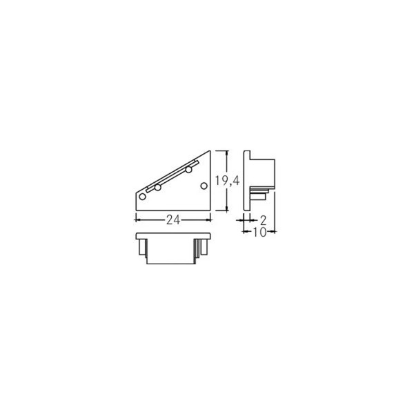  Brumberg Brumberg One End Cap Set, Angular 