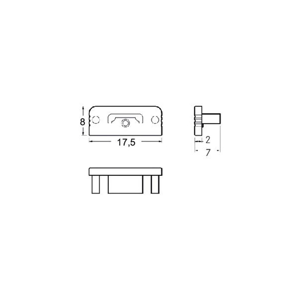  Brumberg Brumberg One End Cap Set, Flat 