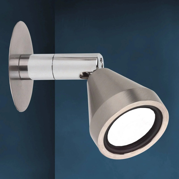  Busch Busch Led Wall Light Mini, Swivelling, Nickel, 5,000k 