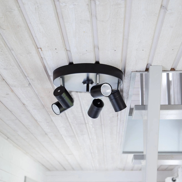  By Rydéns By Rydéns Correct Ceiling Spotlight 5-bulb Black Matt 