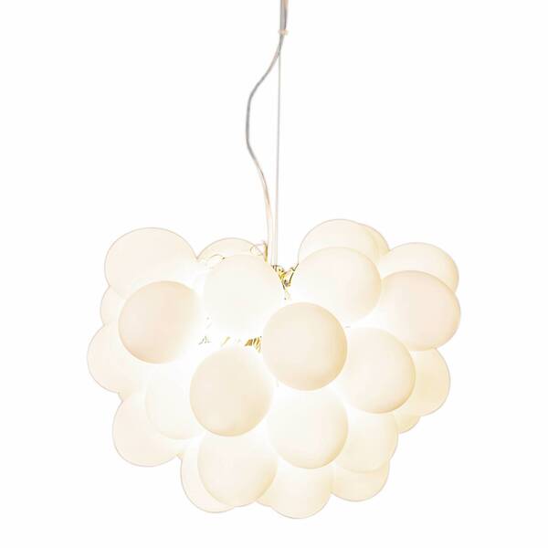  By Rydéns By Rydéns Large Glass Hanging Light, 50 Cm, White 