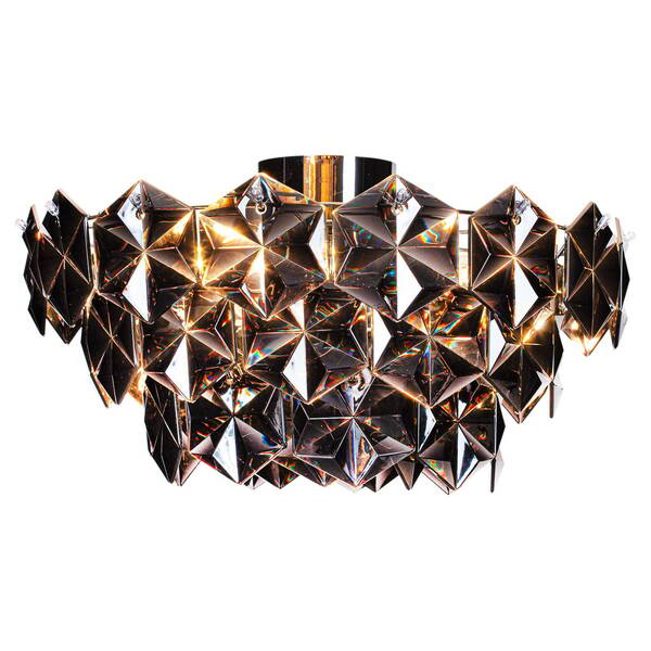  By Rydéns By Rydéns Monarque Ceiling Light, Chrome/black 