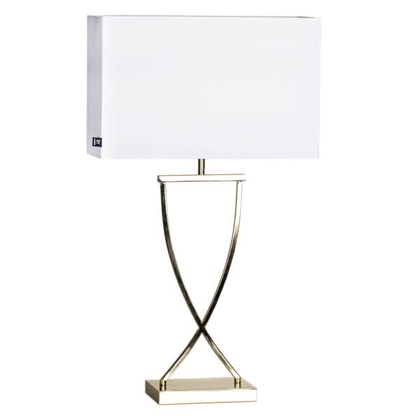  By Rydéns By Rydéns Omega Table Lamp Brass/white Height 69cm 