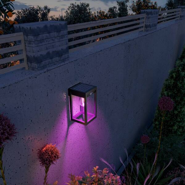  Calex Calex Smart Outdoor Solar Lantern, Sensor, Rgbw 