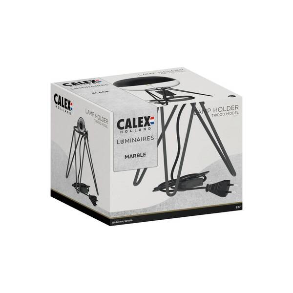  Calex Calex Tripod Table Lamp, Black 